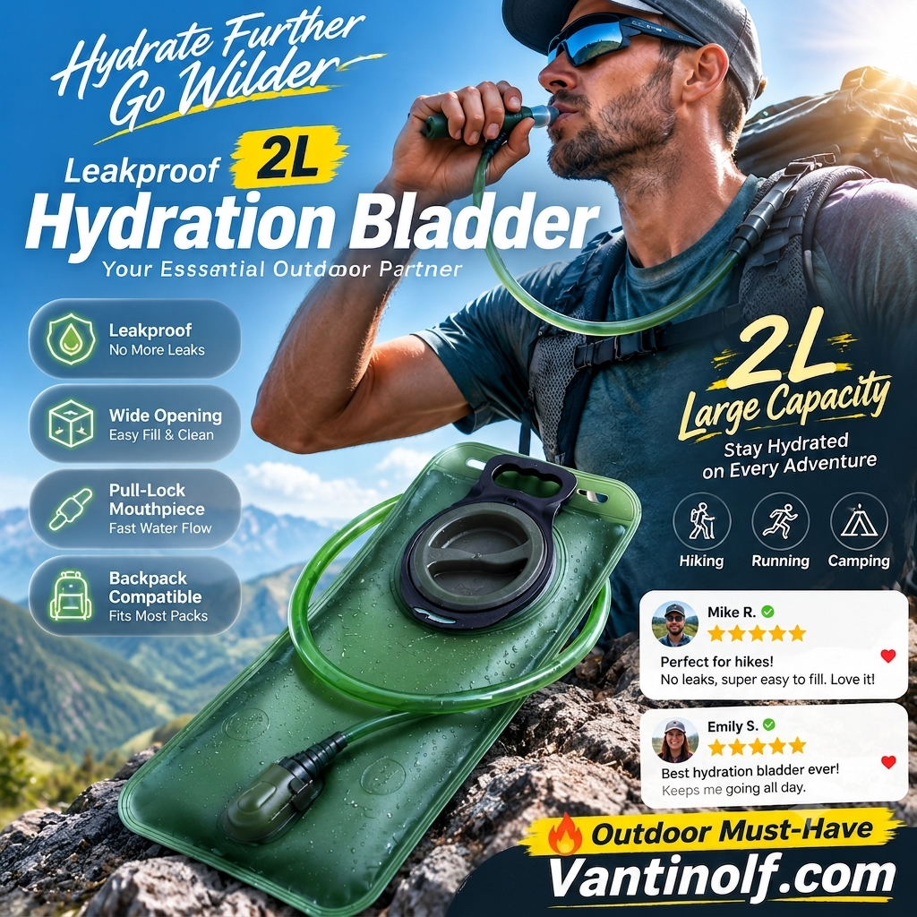 🔥Surprising 50% off! 🏕️ Stay hydrated anytime, anywhere! 💦2L water bag with quick-release tube