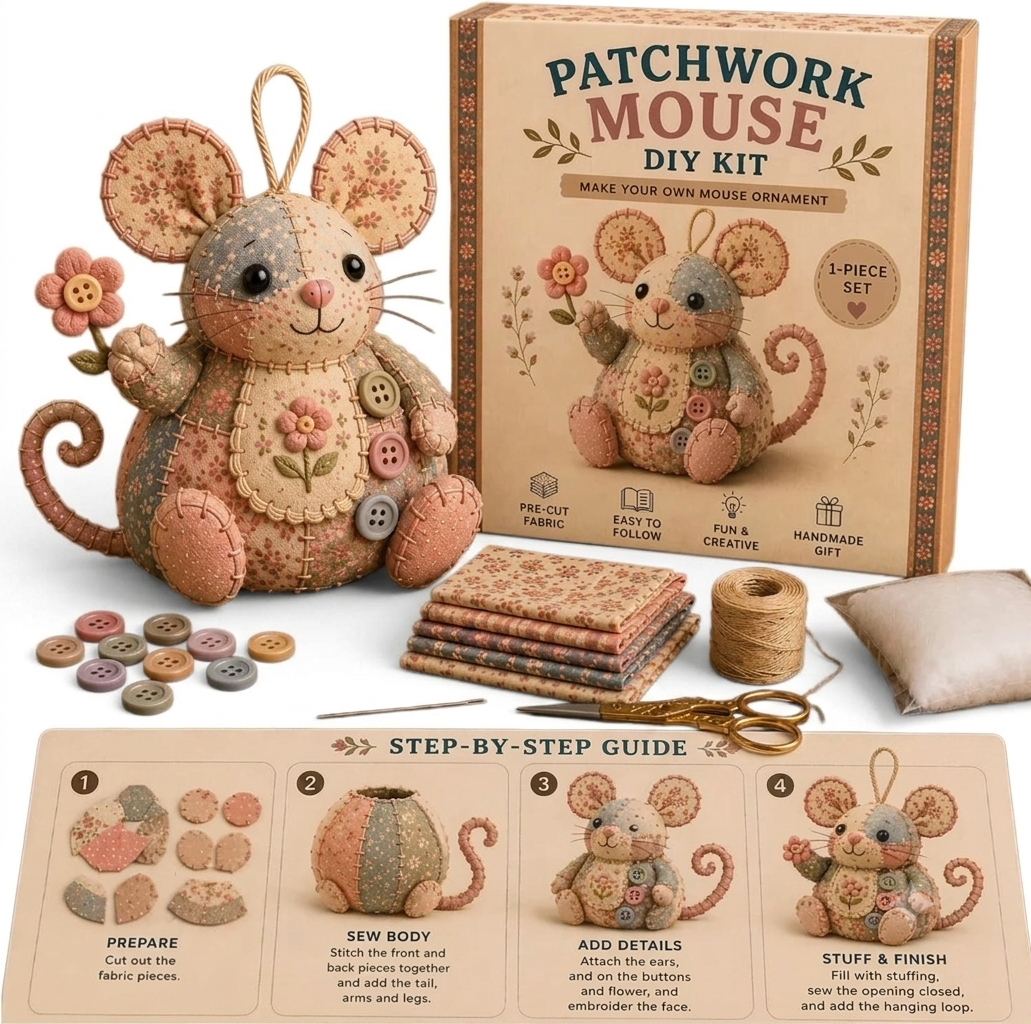 🔥First 50 customers enjoy 50% off🔥 🔥Over 1 million sold worldwide 🔥Creative DIY patchwork animal set