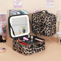 📢📢50% OFF !! ⏰Flawless Makeup Anywhere – Portable LED Mirror Makeup Bag!✨