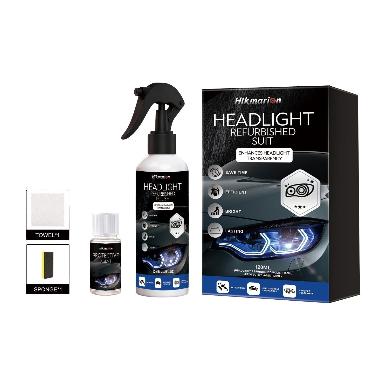🚗 50% OFF NOW! 🔆Professional Car Headlight Restoration Kit