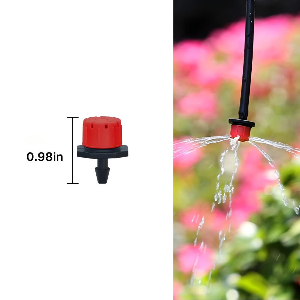 🔥Limited-time 50% off🎁 Pressure Compensating 8-Hole Adjustable Stake Micro Sprinkler