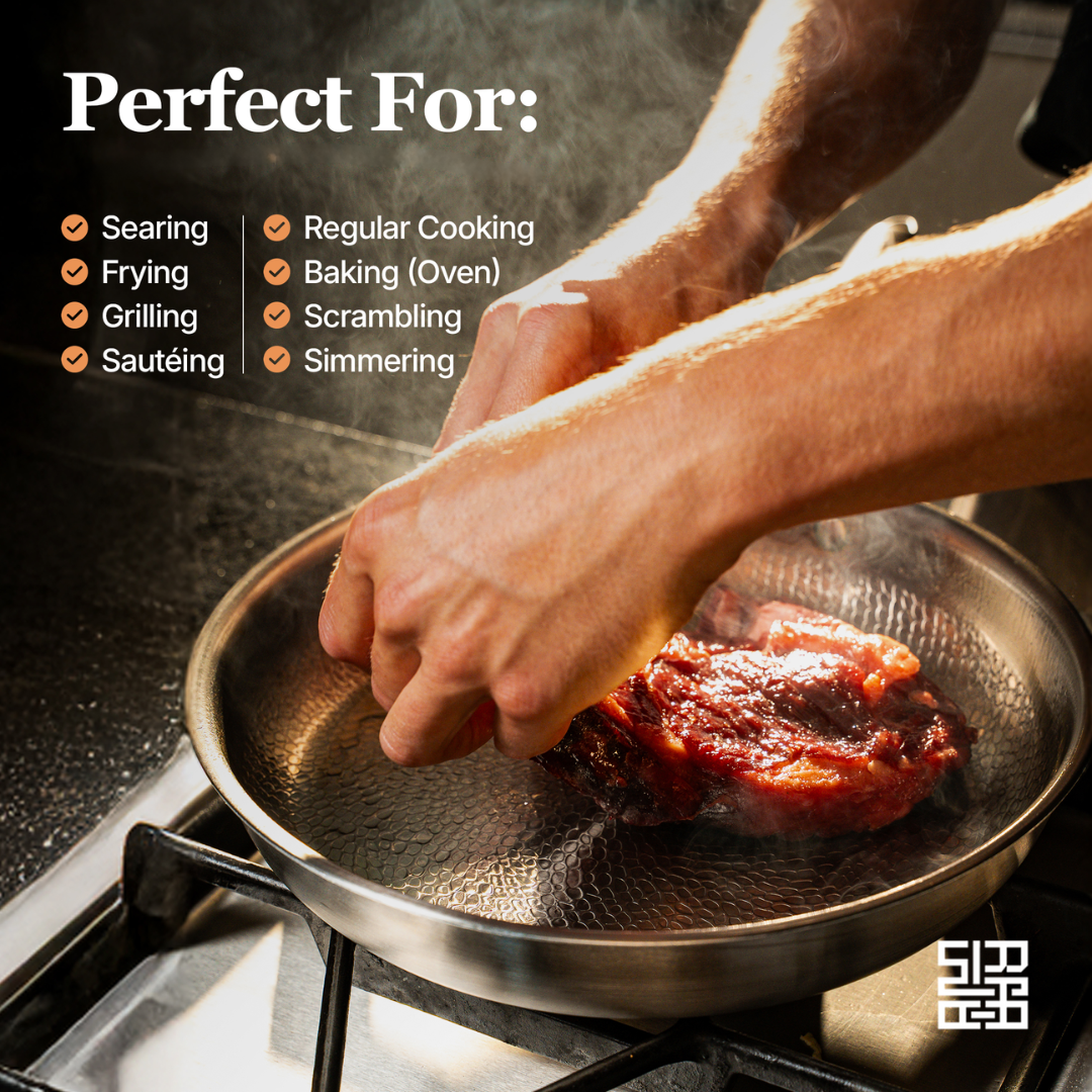 2026 Bestselling Titanium Alloy Frying Pan (200,000 units sold): Uncoated, fast heating, durable, wear-resistant, a must-have for every household.