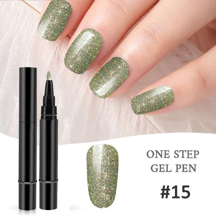 💅⭐Limited Time Buy 1 Get 1 Free! ✨One Step Nail Gel Pen🎨Free handheld mini UV nail lamp💡