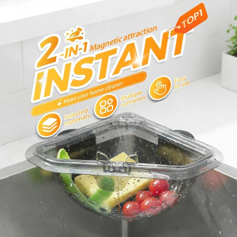 Magnetic Sink Drain Basket
