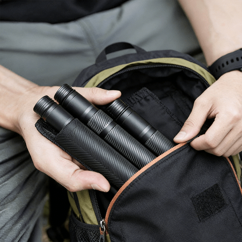 Terozi™ Tactical Trekking Staff — Detachable Survival System