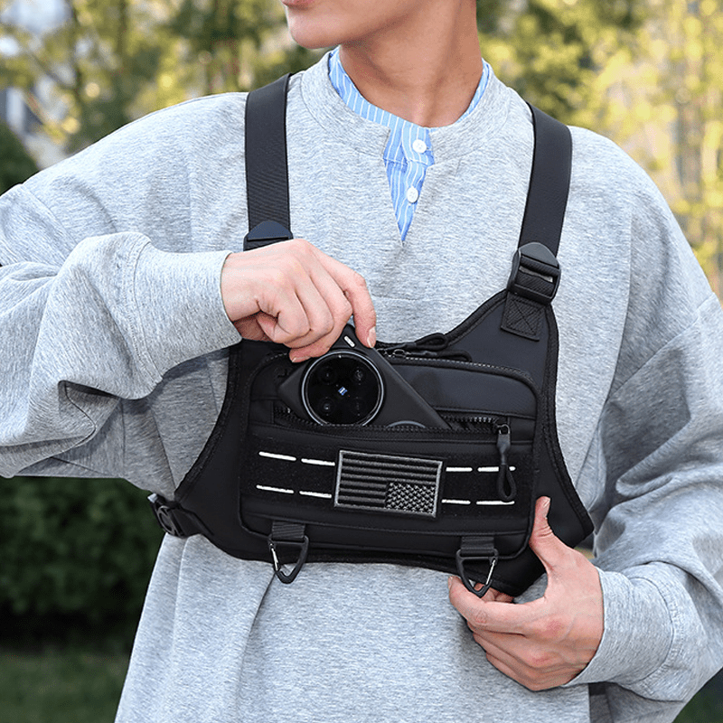 ArmorGrid Outdoor Tactical Vest – Fully Adjustable & Multi-Pocket Design