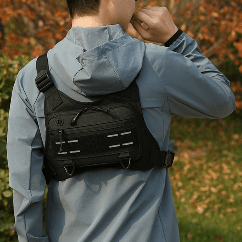 ArmorGrid Outdoor Tactical Vest – Fully Adjustable & Multi-Pocket Design