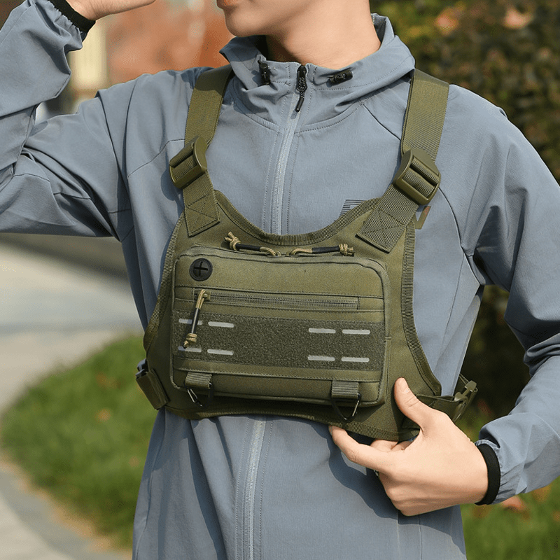 ArmorGrid Outdoor Tactical Vest – Fully Adjustable & Multi-Pocket Design