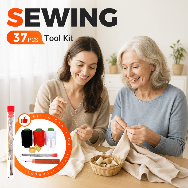 🎁Practical Gifts🔥 37PCS Sewing Kit Portable DIY Handmade Craft