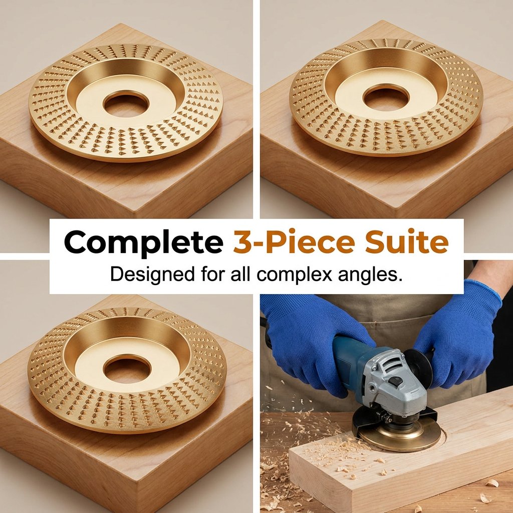 ✨50% Off For A Limited Time✨Heavy-Duty Wood Carving Disc Set (3PCS)