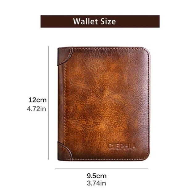 💼 LIMITED TIME 50% OFF! 🛡️ Genuine Leather RFID Blocking Wallet – Waterproof, Slim, Large Capacity 🔐