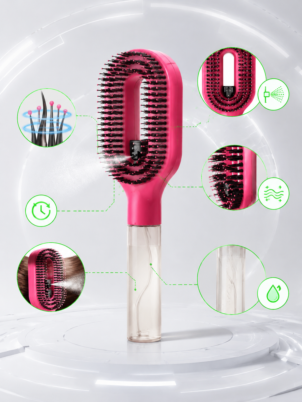 50% OFF🔥 Best Finds 2026‼️🔥🔥This unique 2-in-1 water spray hairbrush