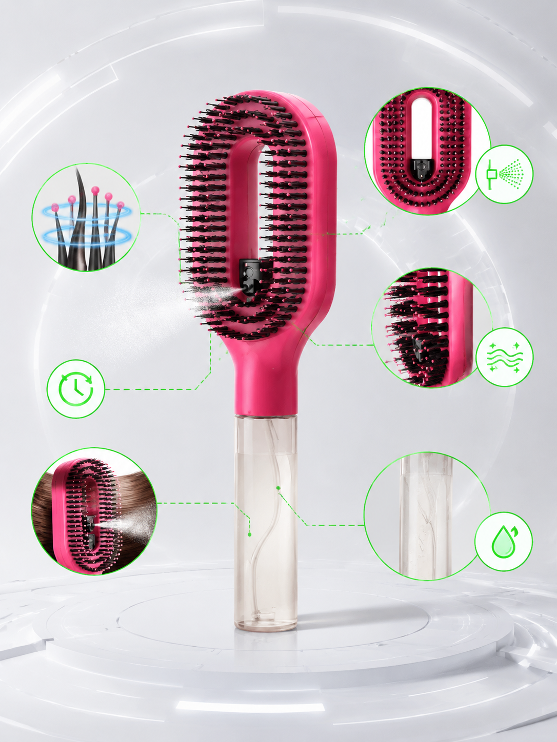 50% OFF🔥 Best Finds 2026‼️🔥🔥This unique 2-in-1 water spray hairbrush
