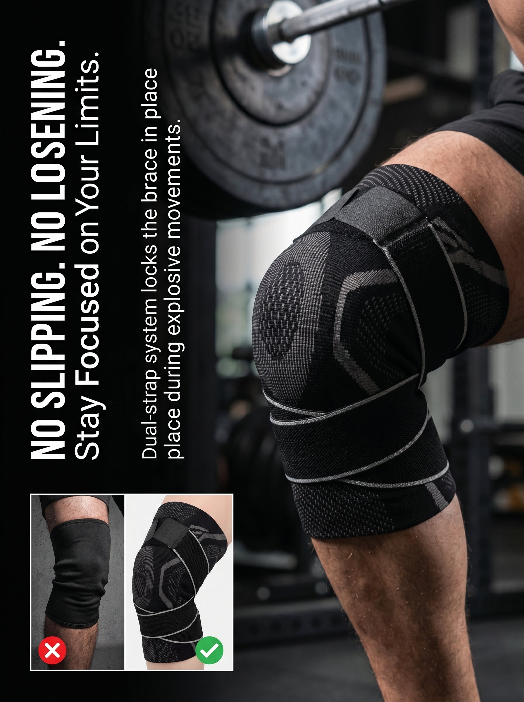 🔥HOT SALE⚡Over 50,000 sold! Helping more than 400,000 athletes train safely Knee Brace