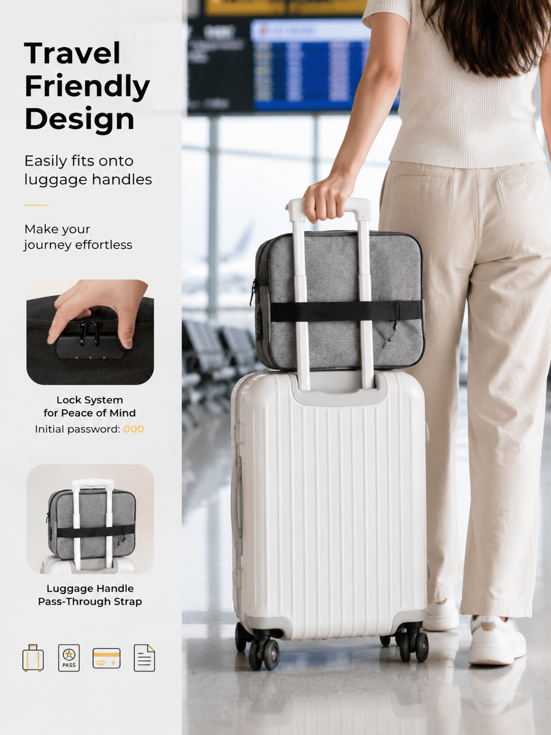 🔥Multi-Pocket Document Bag｜Keep All Important Certificates Safe & Neat
