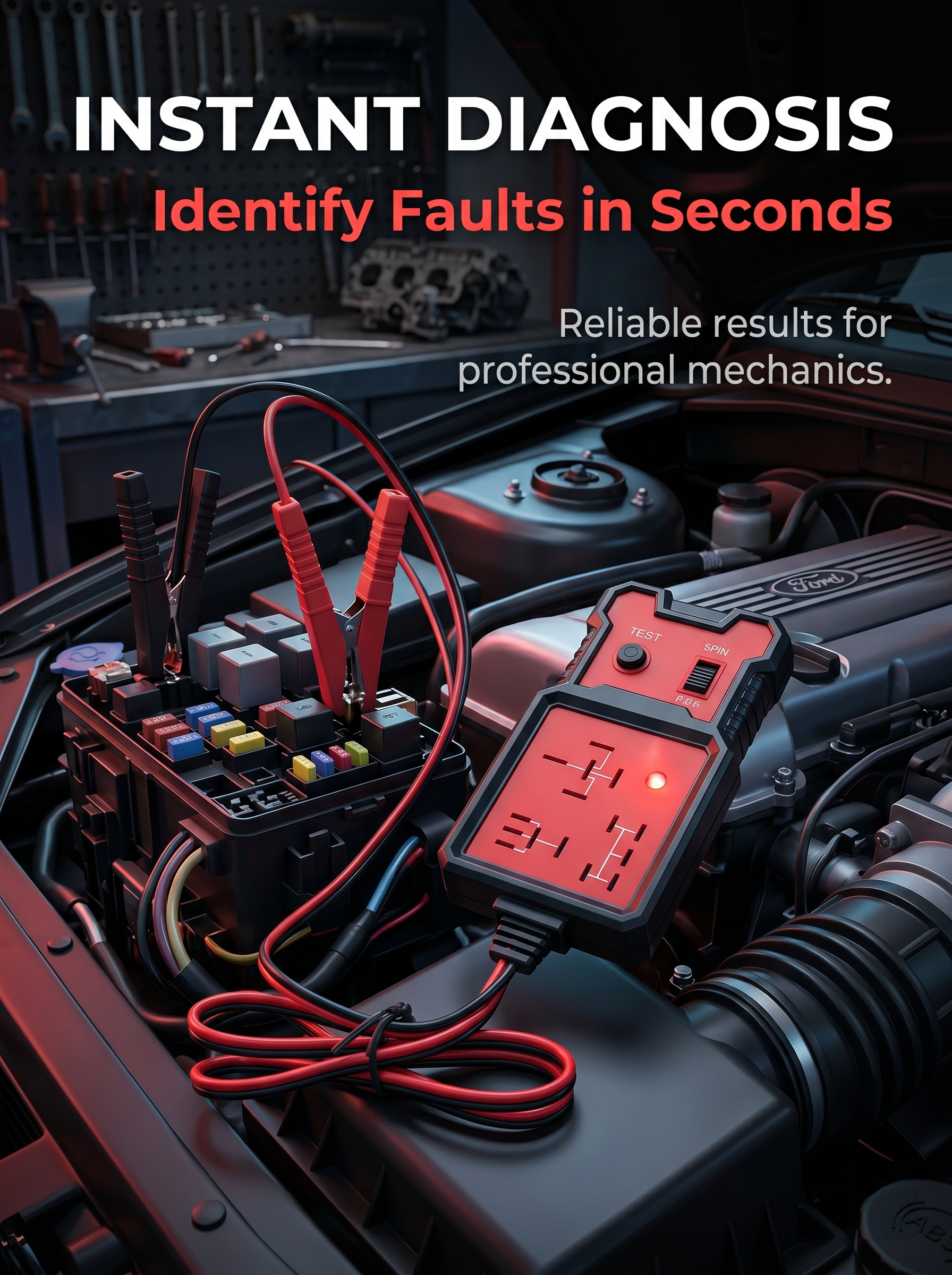 🔥【50,000 Drivers' Favorite Choice】Portable Automotive Circuit Tester – Advanced Diagnostic Tool