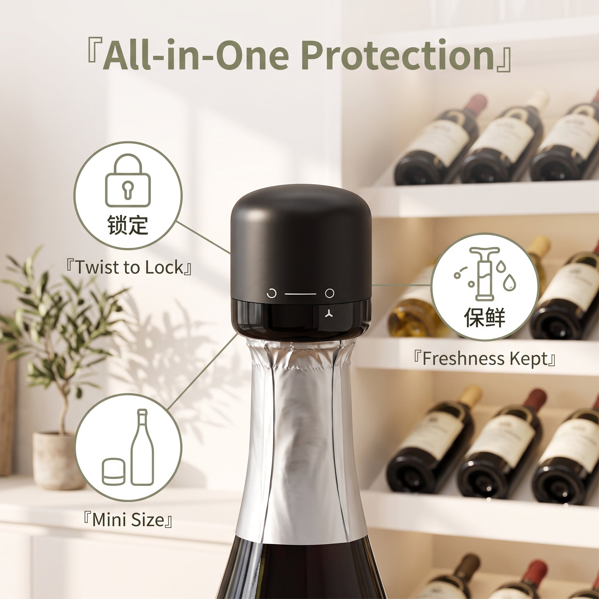🍷 Amazing Deal -50% Off! 🔒 Sealing Silicone Bottle Stoppers – Perfect for Weddings, Family Gatherings, and Bars 🎉