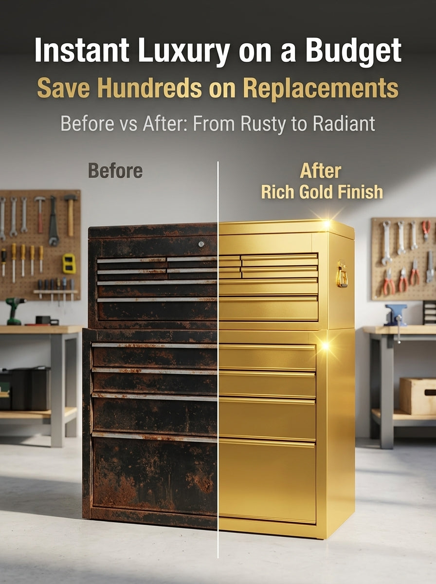 💥Buy one get one free🔥Water-Based Weather-Resistant Gold Paint