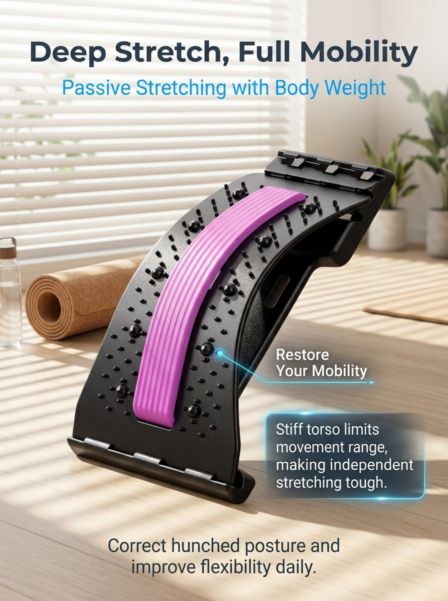 👑50% off🏆Magnetic therapy lumbar stretcher combined with acupuncture and massage🌿