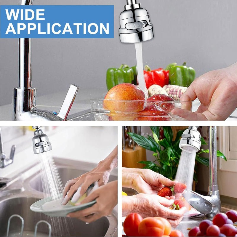 Hot Selling Item🔥🔥: All-in-One 360° Splash-Proof Faucet Extender