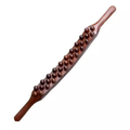 💆‍♀️✨ Buy 3 get 1 free! 19-Bead Wooden Body Massage Roller – Natural Beech Wood, Ergonomic Grip & Full-Body Relaxation
