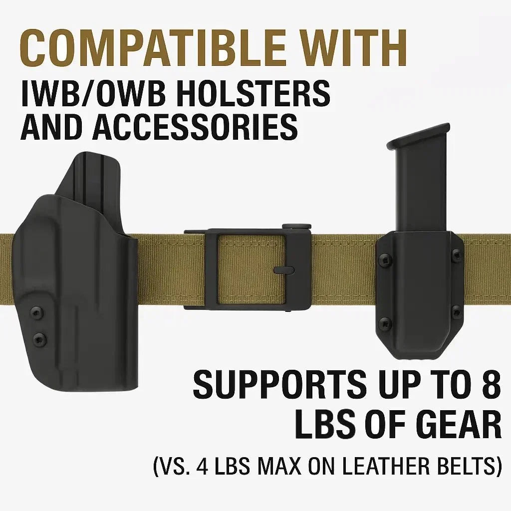 Terozi™ Tactical Belt – Rugged Support & Secure Fit