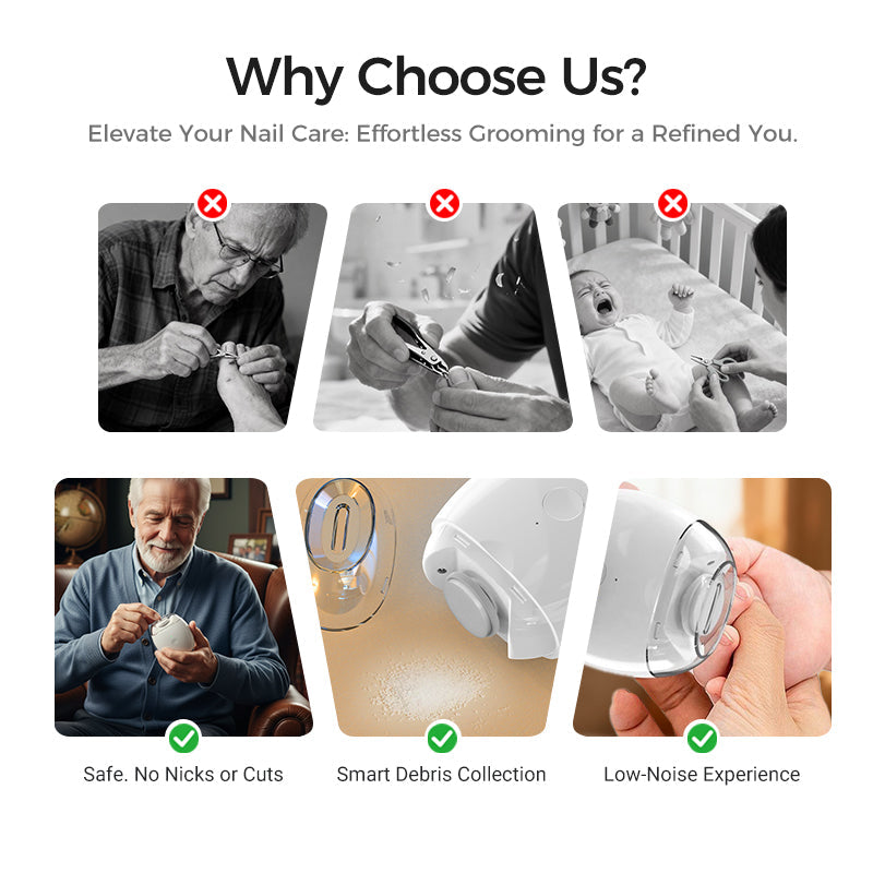 🔥Buy 1 Get 1 Free🎉Universal Automatic Fingernail Grinder for Adults and Children