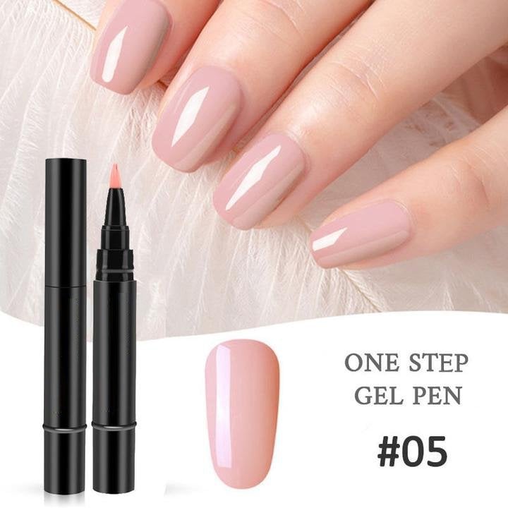 💅⭐Limited Time Buy 1 Get 1 Free! ✨One Step Nail Gel Pen🎨Free handheld mini UV nail lamp💡