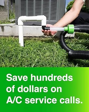 🔥50%OFF💥HVAC to PVC AC Drain Line Cleaner Tool - Universal Fit AC Drain Line Unclogger