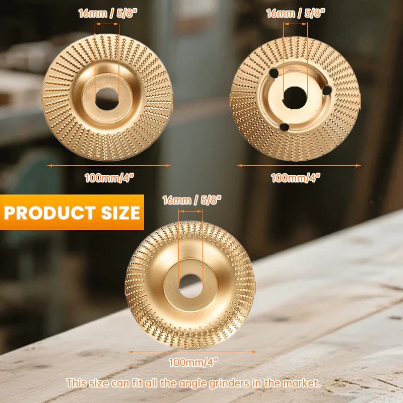 ✨50% Off For A Limited Time✨Heavy-Duty Wood Carving Disc Set (3PCS)