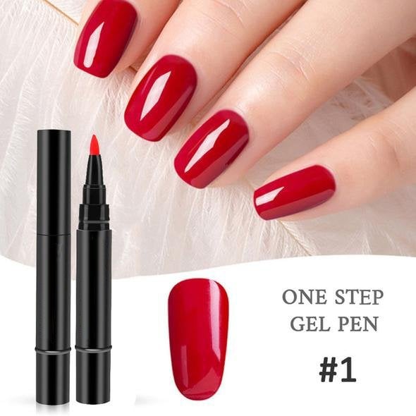 💅⭐Limited Time Buy 1 Get 1 Free! ✨One Step Nail Gel Pen🎨Free handheld mini UV nail lamp💡