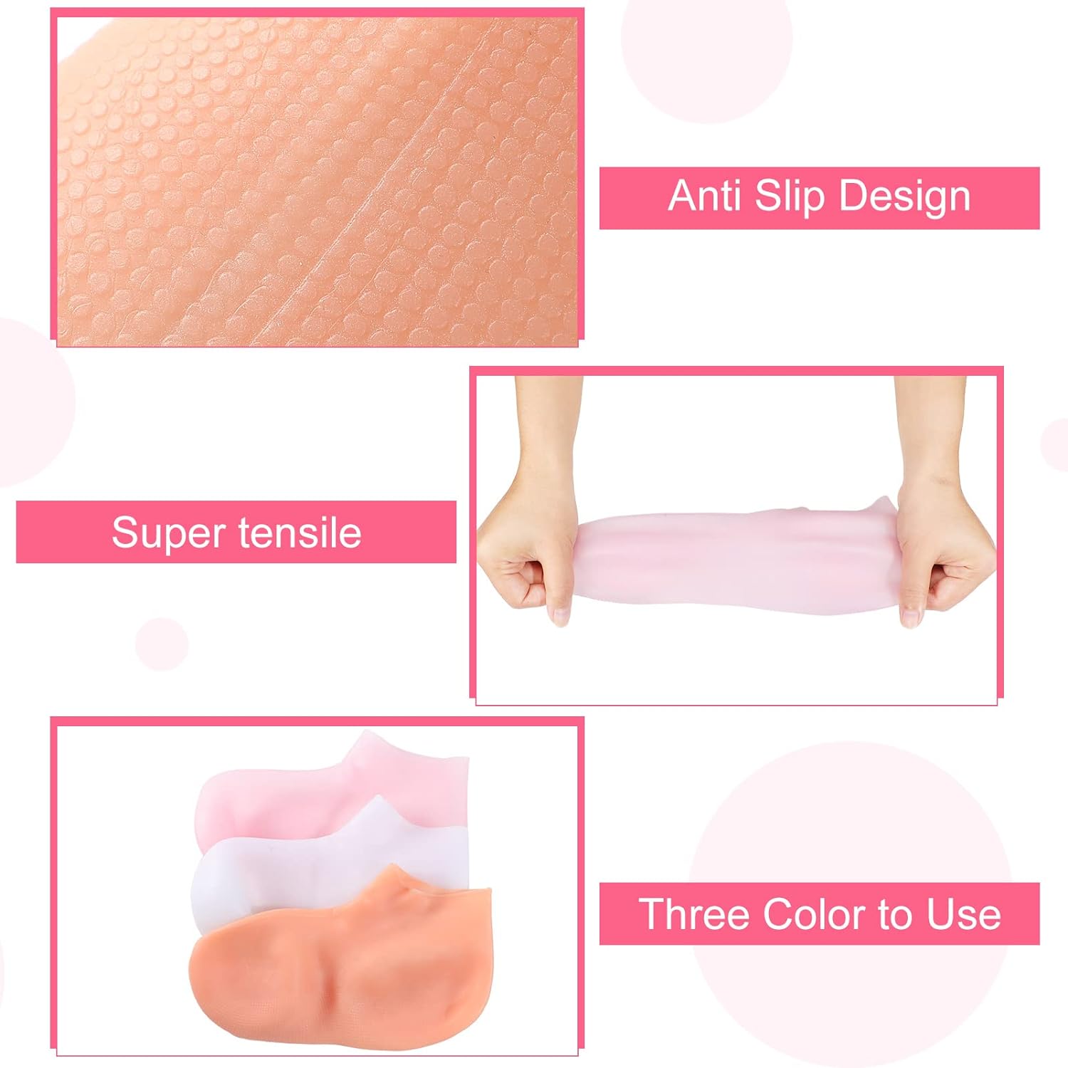 🔥Buy one get one free for the first 50 customers!🔥 - Moisturizing Foot Mask Exfoliating Silicone Socks Beach Protective Socks