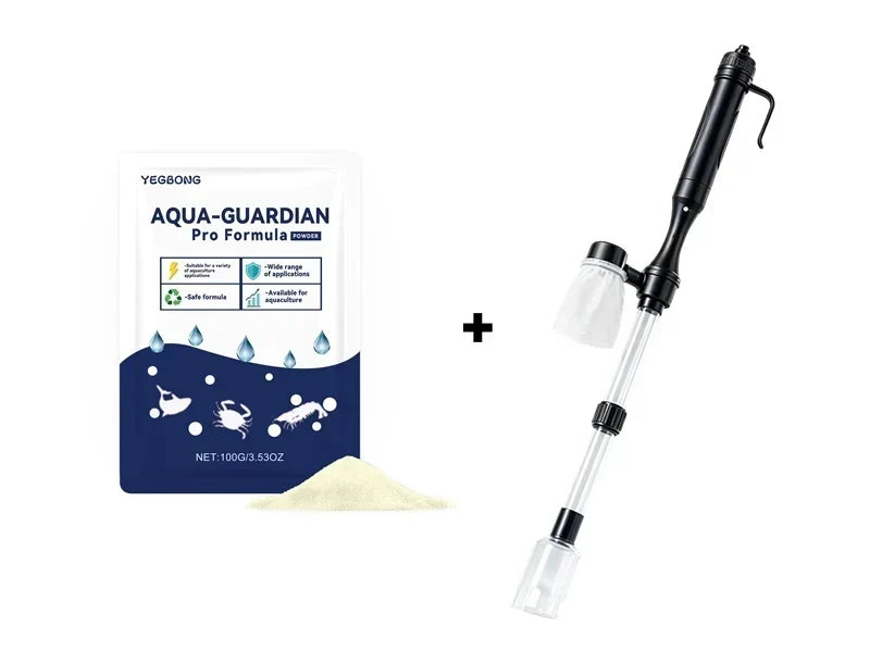 🐠 Get 50% off now! Electric aquarium gravel cleaner—battery-operated, adjustable length, and easy to use—suitable for all aquariums 🧹🐟