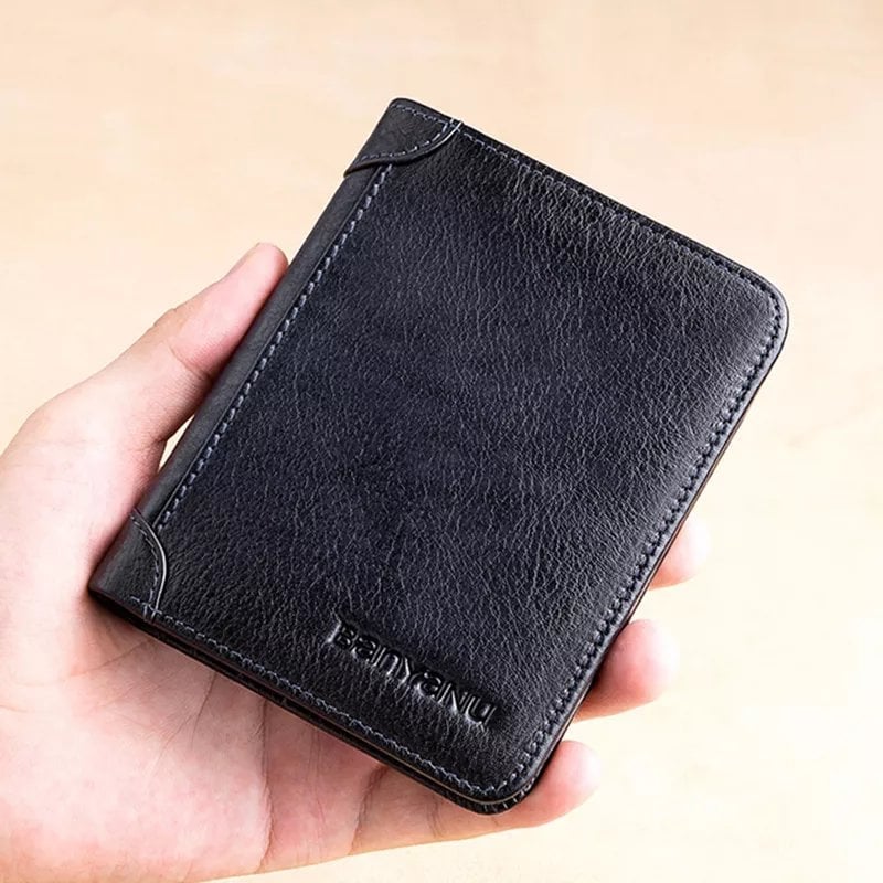 💼 LIMITED TIME 50% OFF! 🛡️ Genuine Leather RFID Blocking Wallet – Waterproof, Slim, Large Capacity 🔐