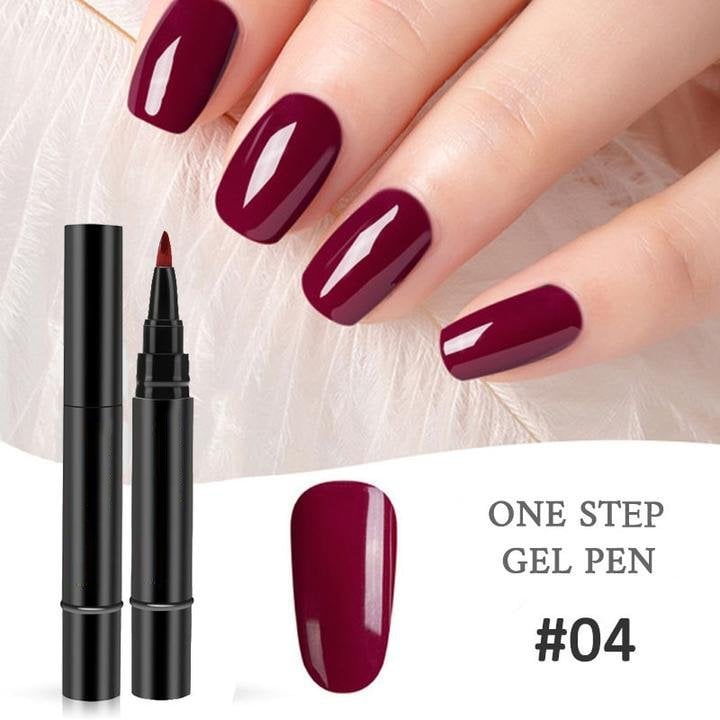 💅⭐Limited Time Buy 1 Get 1 Free! ✨One Step Nail Gel Pen🎨Free handheld mini UV nail lamp💡