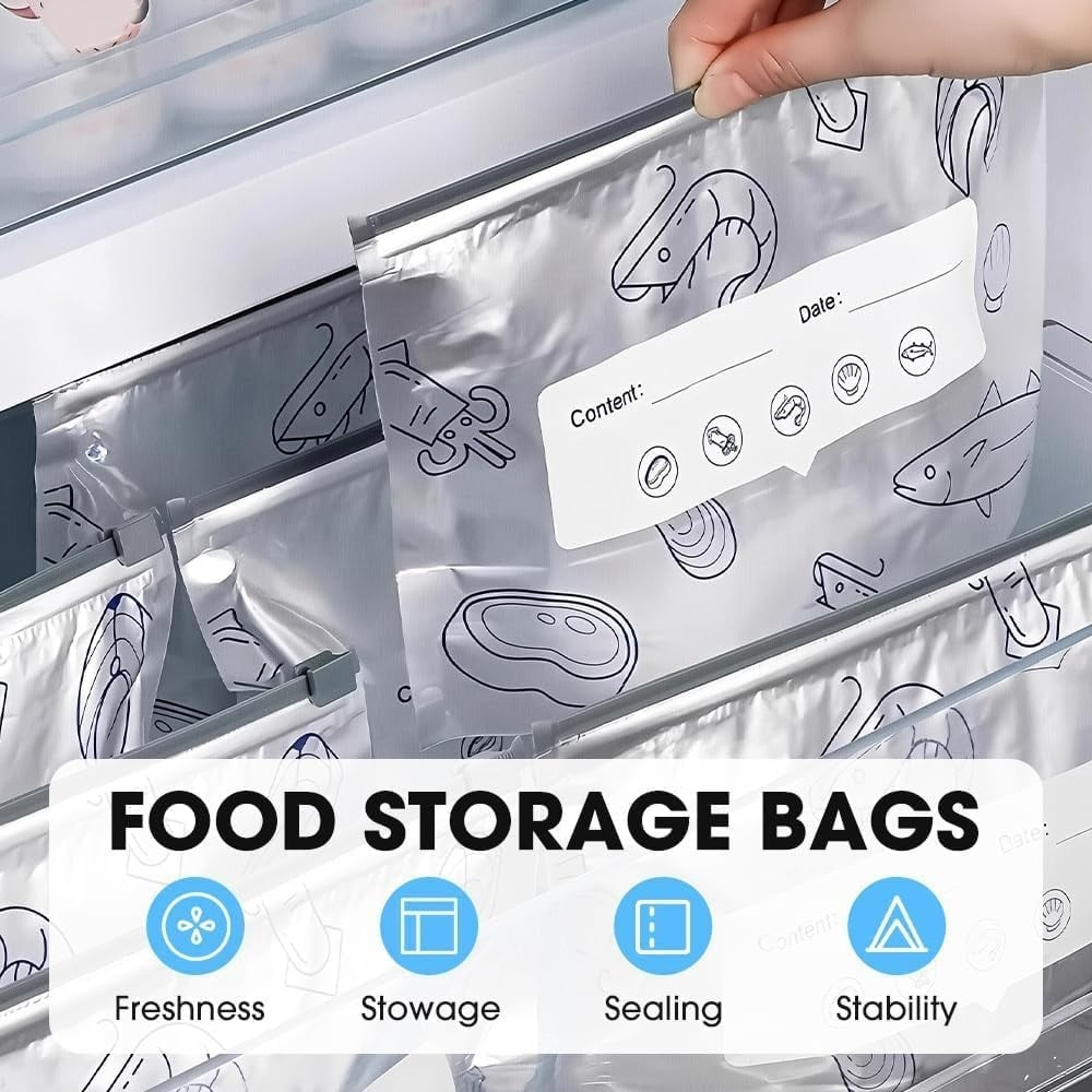 🔥Limited-time 50% off🎁Reusable Vacuum Foil Bags - 30 Pcs (10 Each Size)