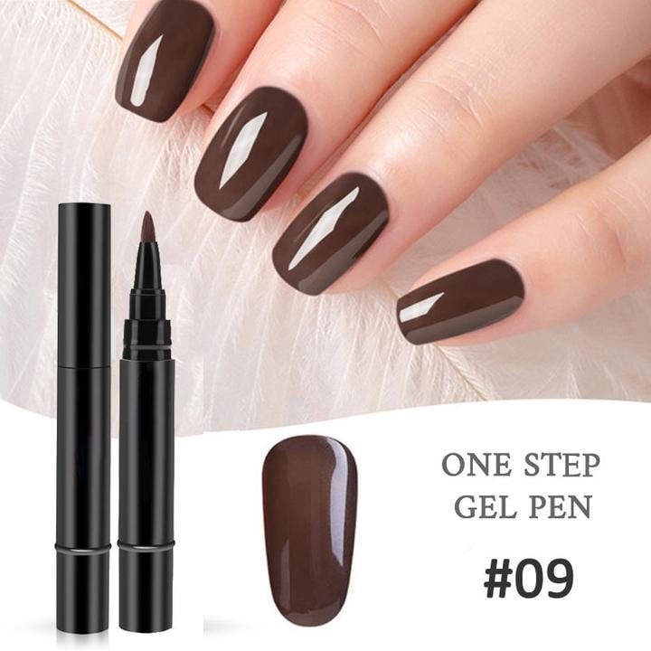 💅⭐Limited Time Buy 1 Get 1 Free! ✨One Step Nail Gel Pen🎨Free handheld mini UV nail lamp💡