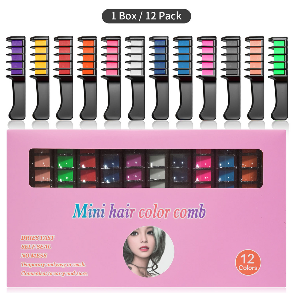 📢📢Buy3 Get 1 Free⏰Temporary Hair Dye Chalk Comb- Cruelty Free🪮