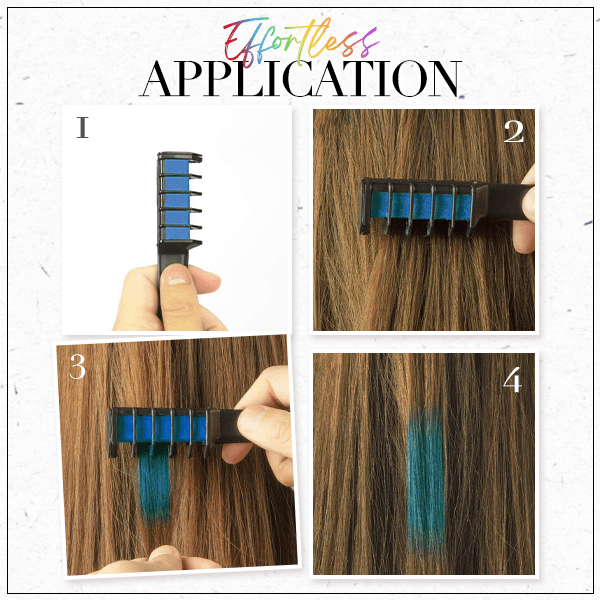 📢📢Buy3 Get 1 Free⏰Temporary Hair Dye Chalk Comb- Cruelty Free🪮