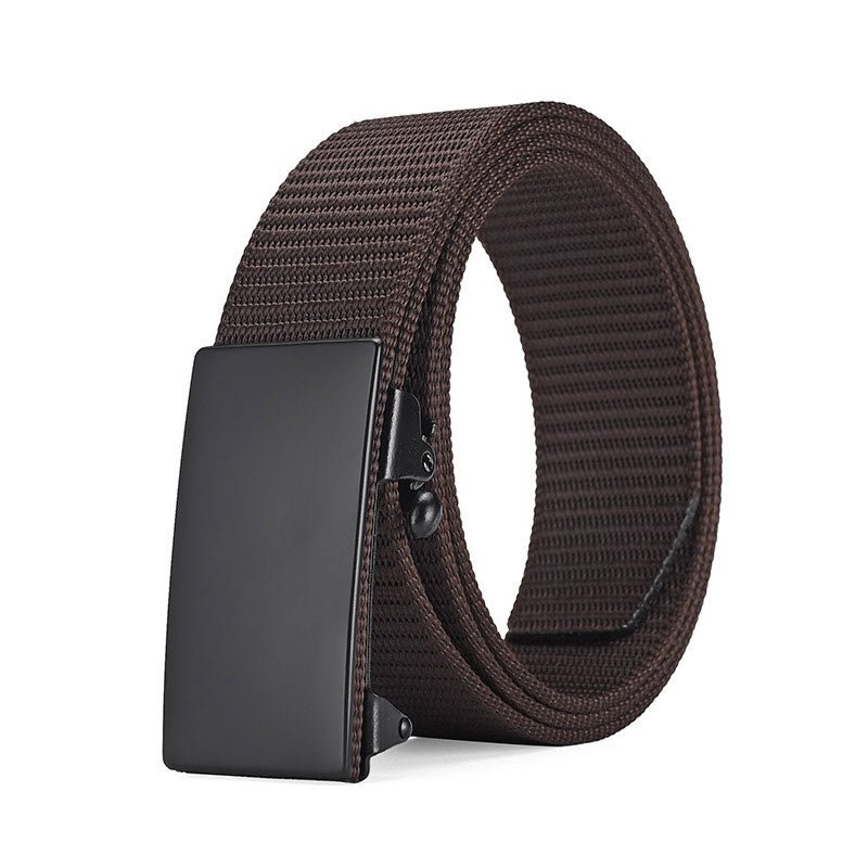 ForgeGear Retro Canvas Tactical Belt – Automatic Alloy Buckle ForgeGear