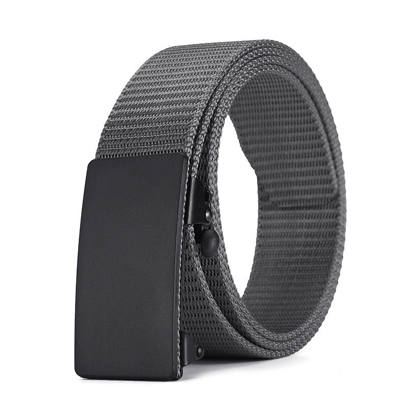 ForgeGear Retro Canvas Tactical Belt – Automatic Alloy Buckle ForgeGear
