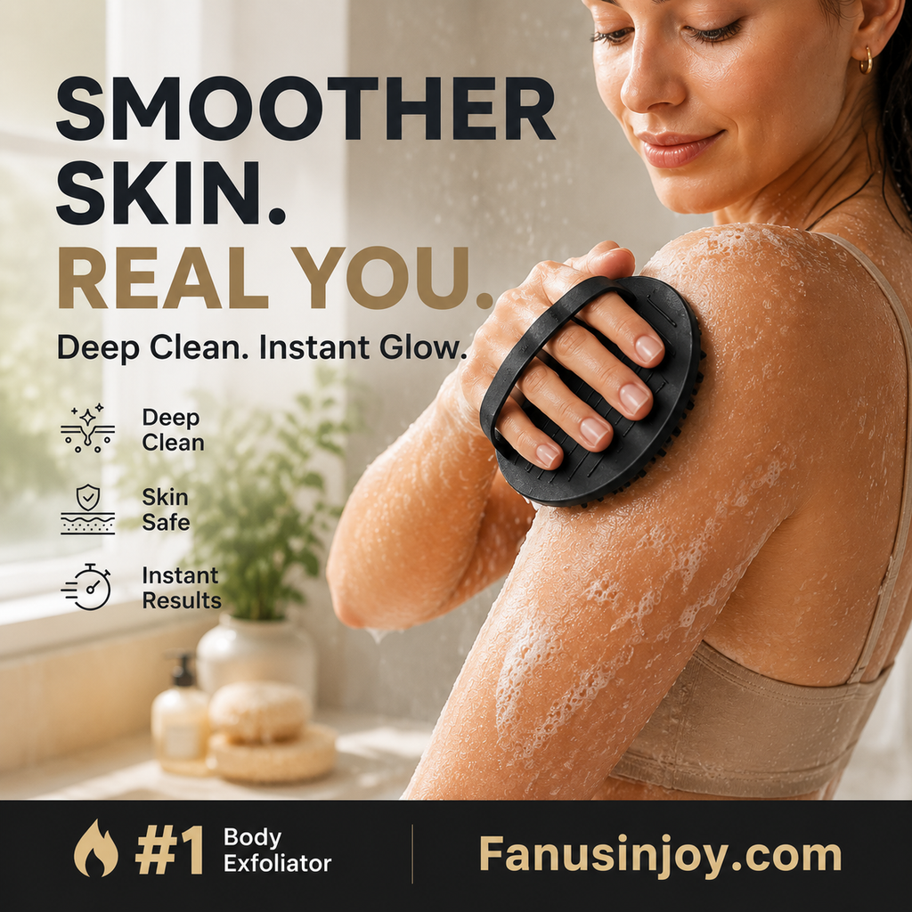 💃The secret to the smooth skin of female celebrities！Deep Exfoliating Bath Scrubber