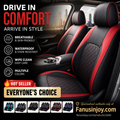 🎉 2026 Sale — 🔥Over 50,000 Sold 🚗 9-Piece Quilted Faux Leather Seat Covers – Car Interior Accessory ⏰