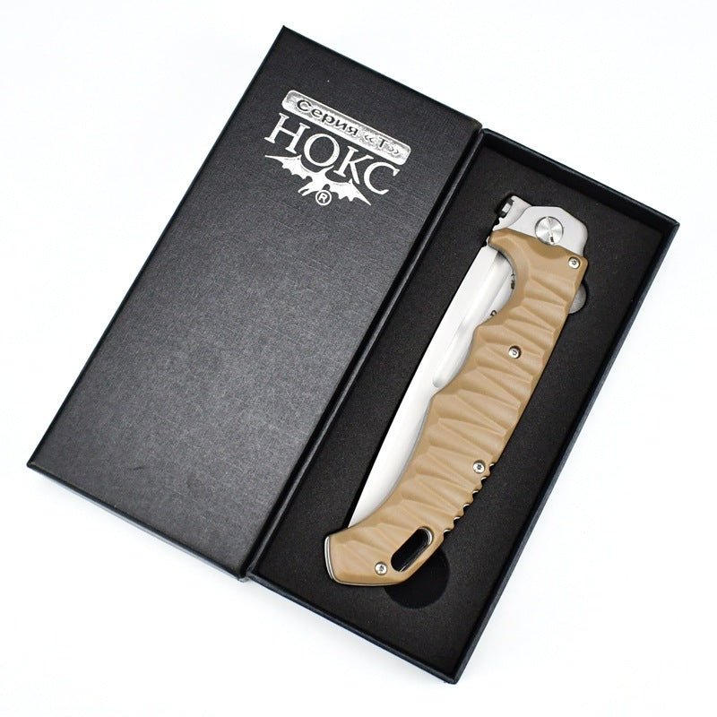 HOKC Folding Survival Knife – Outdoor EDC Tool