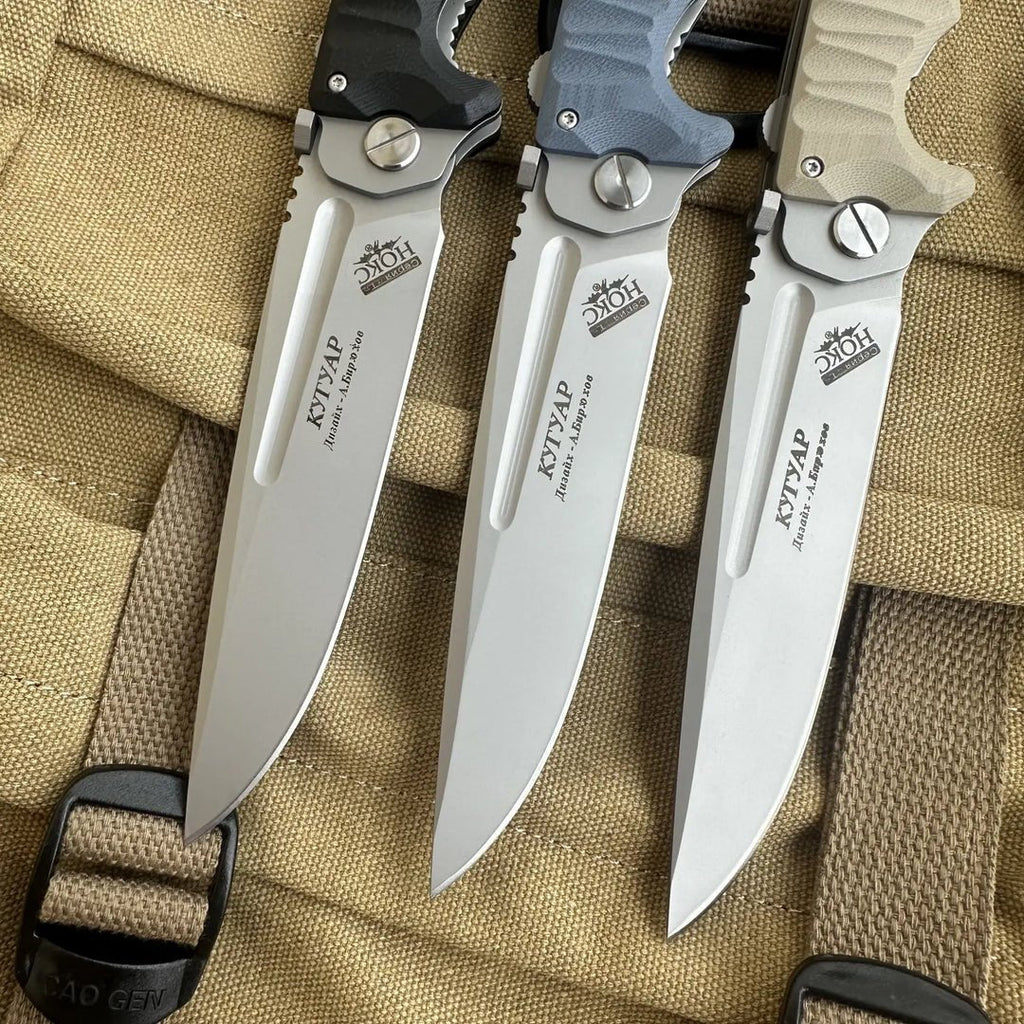 HOKC Folding Survival Knife – Outdoor EDC Tool