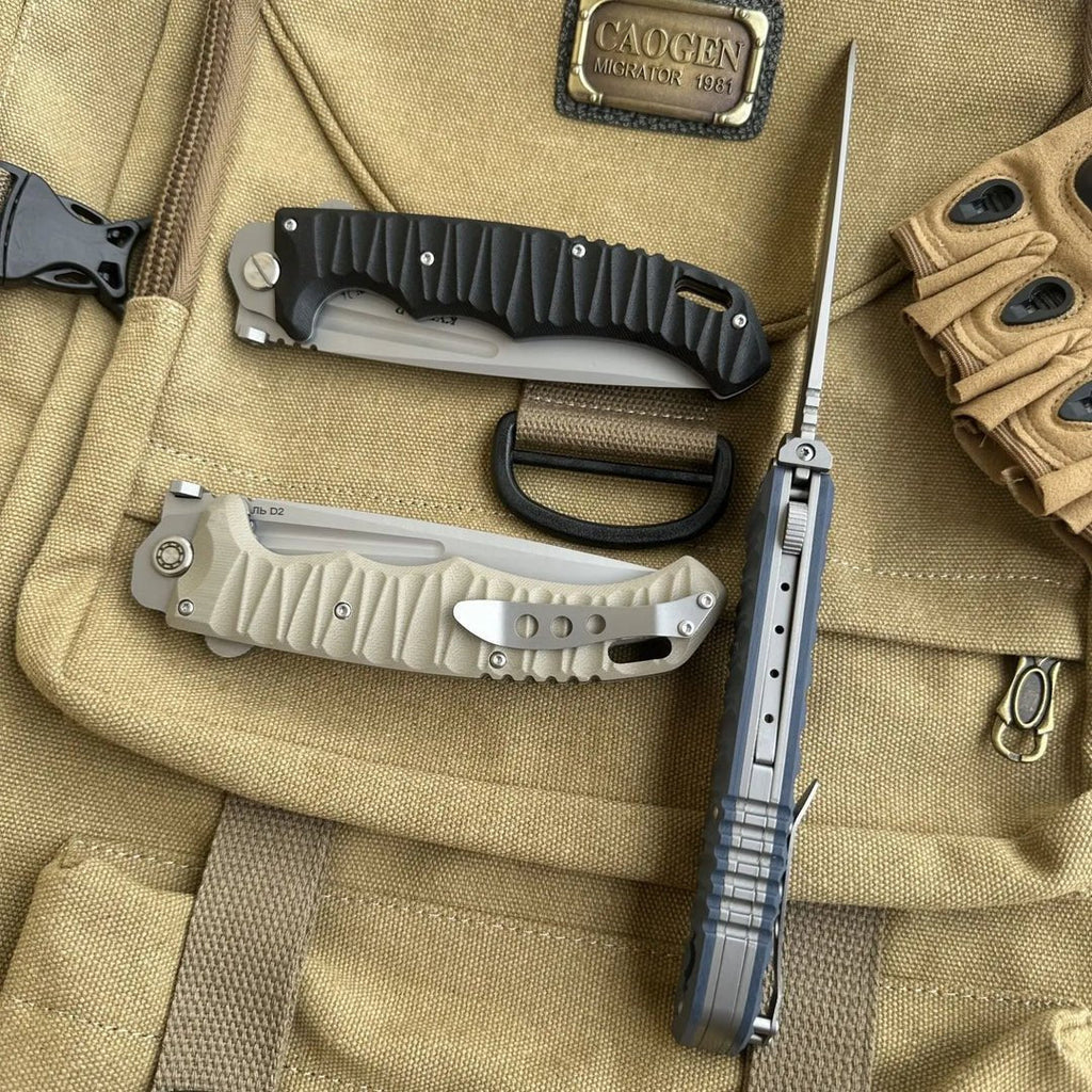 HOKC Folding Survival Knife – Outdoor EDC Tool