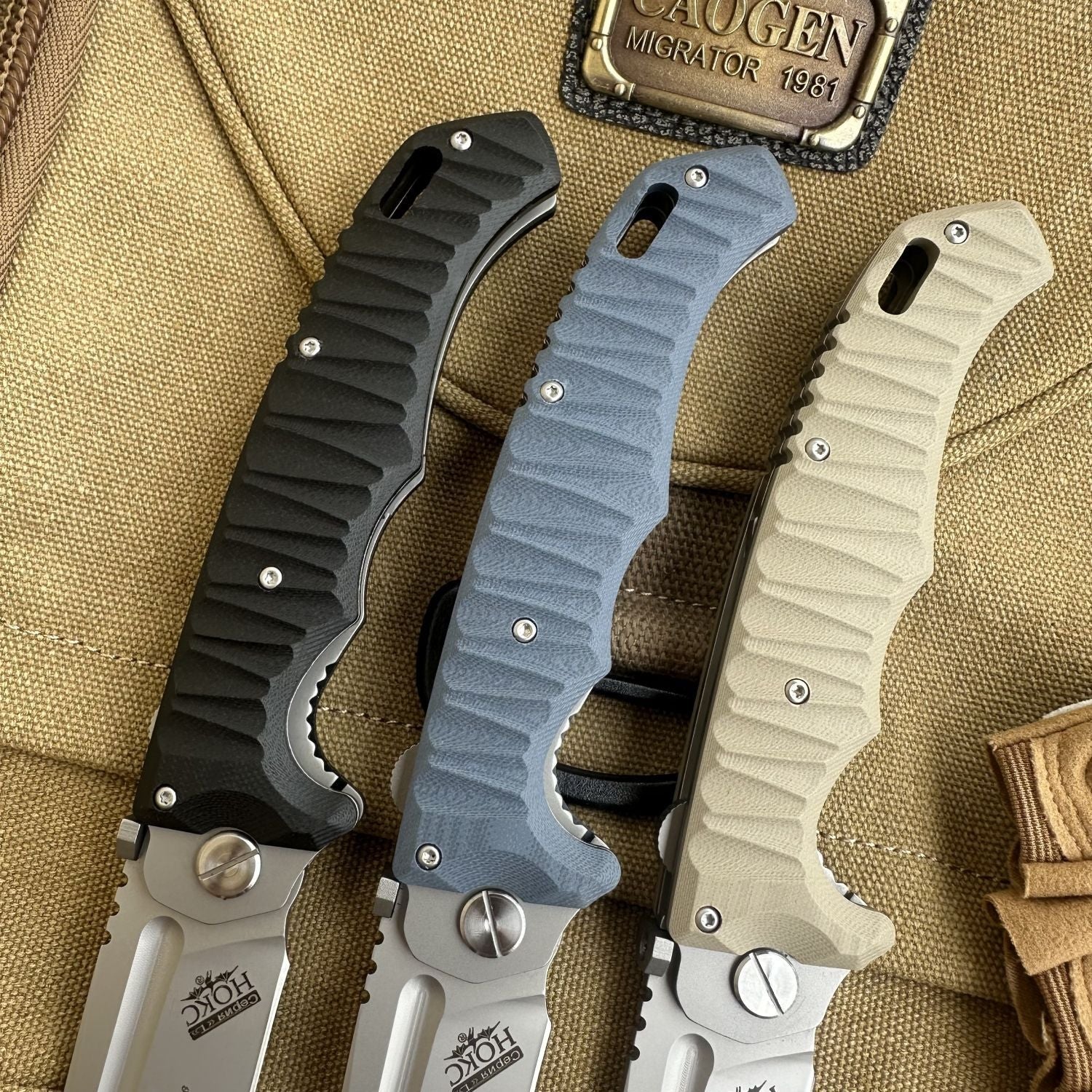 HOKC Folding Survival Knife – Outdoor EDC Tool