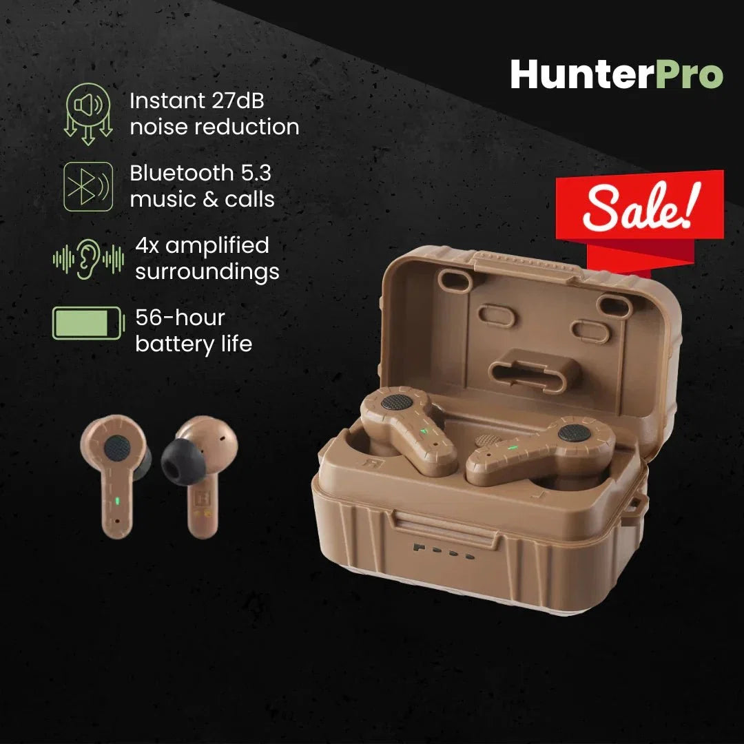 HunterPro Tactical Earbuds – Limited Stock