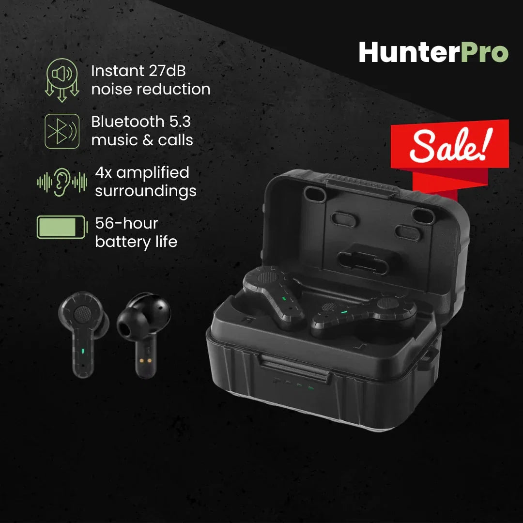 HunterPro Tactical Earbuds – Limited Stock