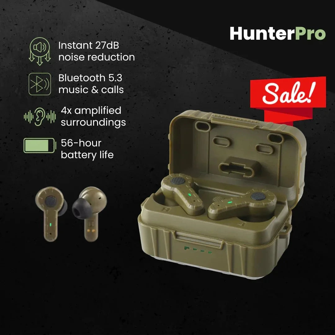 HunterPro Tactical Earbuds – Limited Stock